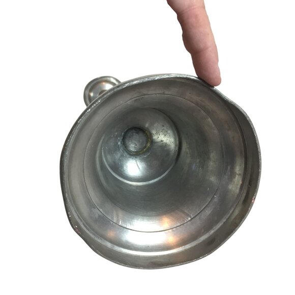 Vintage Pewter Candle Stick Holder 21" Tall - Picture 5 of 7